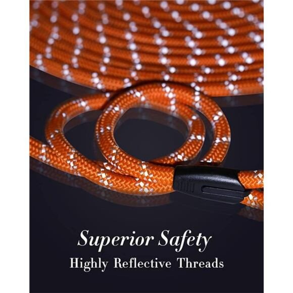 Long Dog Leash for Training 10FT/16FT/20FT/30FT/50FT/100FT, Reflective Tie Out - Picture 5 of 7